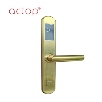 Smart hotel door handle lock